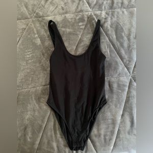 Zara plain black bodysuit